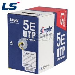 LS전선 CAT.5E UTP 케이블 300m (단선/옐로우) LS CAT.5E UTP 300m(Yellow)