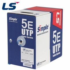 LS전선 CAT.5E UTP 케이블 300m (단선/블루) LS CAT.5E UTP 300m(Blue)