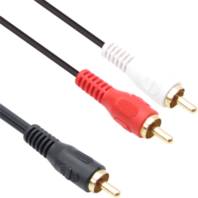강원전자 넷메이트 RCA to RCA 2선 케이블(2.8mm) 3m NMA-R2300N
