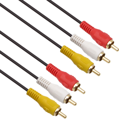 강원전자 넷메이트 RCA 3선 케이블(2.8mm) 3m NMA-3R030N