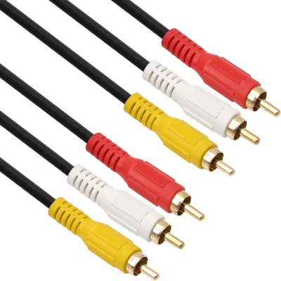 강원전자 넷메이트 RCA 3선 케이블(5mm) 15m NMA-3R150M