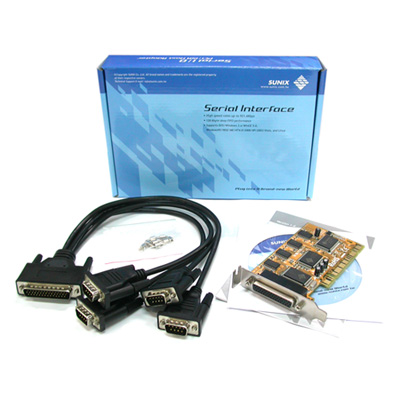 강원전자 넷메이트 4포트 PCI 시리얼카드(SUN)(슬림PC) 4056AL(LP)