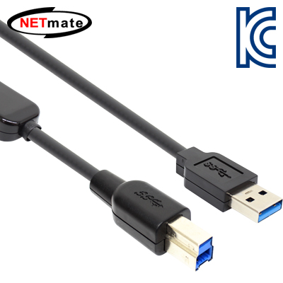 강원전자 넷메이트 USB3.0 AM-BM 리피터 20m CBL-D302-20M