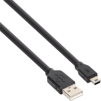강원전자 넷메이트 USB2.0 High-Flex AM-Mini 5핀 케이블 5m CBL-HFPD203MB-5M