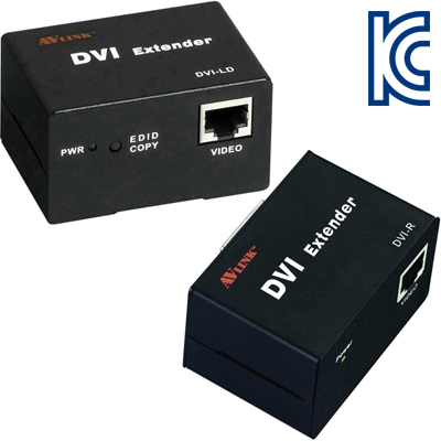 강원전자 넷메이트 DVI-ED DVI 1:1 익스텐더 (로컬 + 리모트)(30m/50m)(EDID)