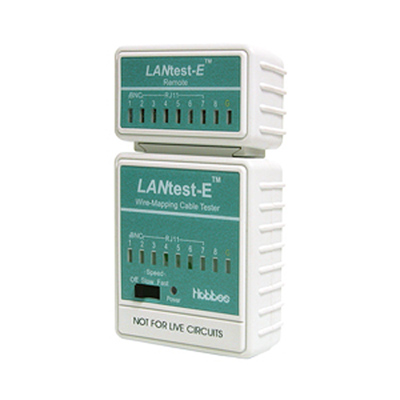 Hobbes LAN, RJ11, BNC케이블 테스터기 E-551