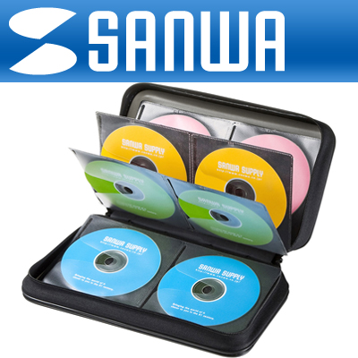 강원전자 산와서플라이 세미하드 CD/DVD 케이스 (96매/블랙) FCD-WL96BK