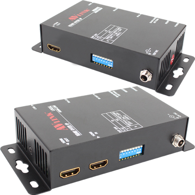 강원전자 넷메이트 HDMI+RS232 1:1 리피터(로컬 + 리모트)(Ethernet Base 100m) HDMI-ENW