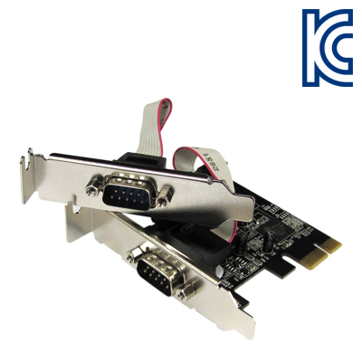 강원전자 넷메이트 I-360 2포트 PCI Express 시리얼카드(Oxford)(슬림PC겸용) New