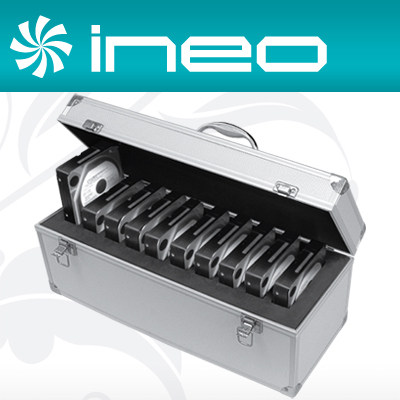 ineo 알루미늄 하드디스크 보관함(3.5 10Bay) I-NC10