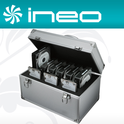 ineo 알루미늄 하드디스크 보관함(2.5 3Bay + 3.5 6Bay) I-NC23