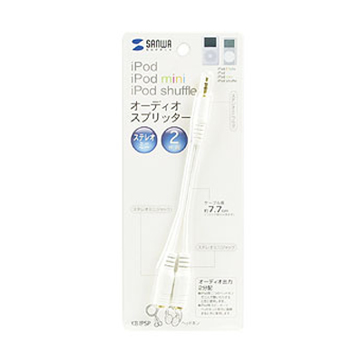 강원전자 산와서플라이 3.5mm 스테레오 Y형 케이블 KB-IPSP