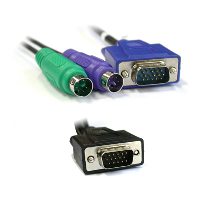 강원전자 넷메이트 KVM 3-in-1 케이블 5m (RGB) 3L-12050C