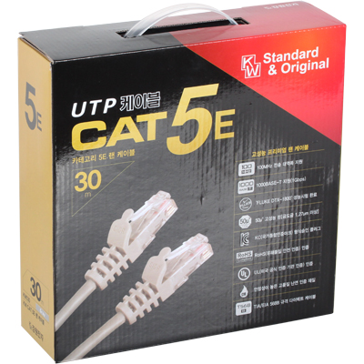 강원전자 KW KW530 CAT.5E UTP 다이렉트 케이블 30m