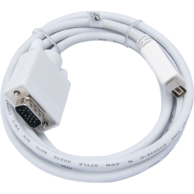 강원전자 넷메이트 DC-V6 (White) Mini DVI to VGA 케이블 2m