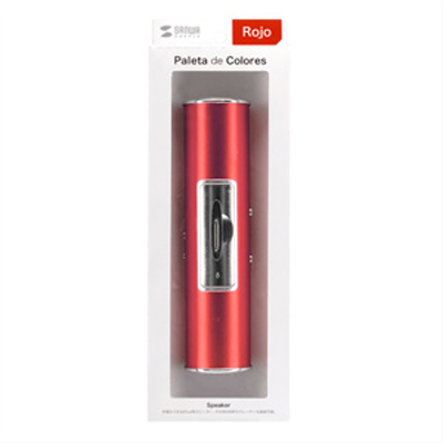 강원전자 산와서플라이 MM-SPIP2R iPhone·iPod 스테레오 스피커(레드)