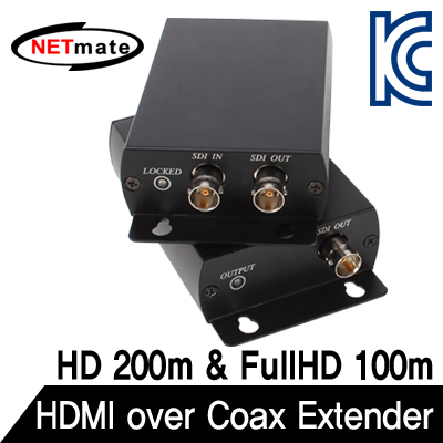 강원전자 넷메이트 NM-HE01C HDMI 동축케이블 익스텐더