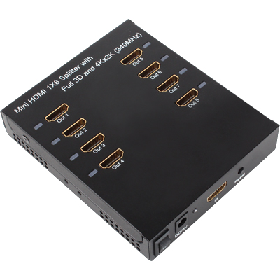 강원전자 넷메이트 NM-HSP8 4K 지원 HDMI 1:8 분배기
