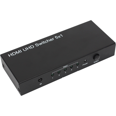 강원전자 넷메이트 4K 60Hz HDMI 2.0 5:1 선택기 NM-HSU501