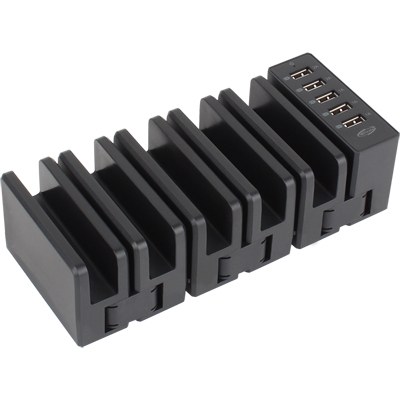 강원전자 넷메이트 NM-HY1009 USB 5포트 멀티 충전 거치대(12V3A 전원 아답터 포함)