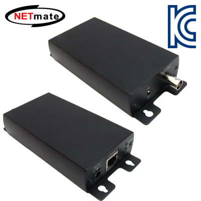 강원전자 넷메이트 IP 장거리 액티브 전송장치(송수신기 세트)(2Km) NM-IP02