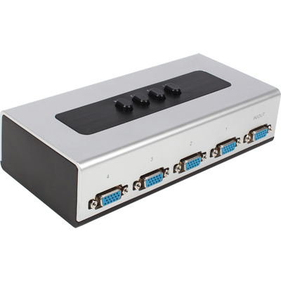 강원전자 넷메이트 VGA(RGB) 4:1 수동선택기(벽걸이형/가이드 포함) NM-RS41
