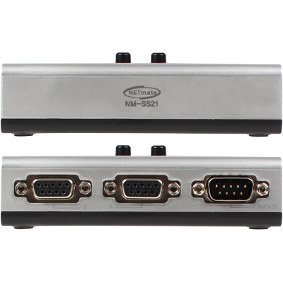 강원전자 넷메이트 시리얼(RS232) 2:1 수동선택기(벽걸이형) NM-SS21