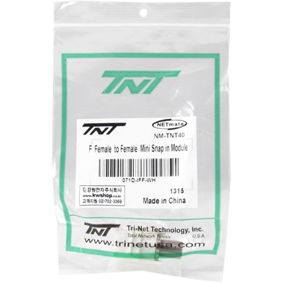 강원전자 TNT RF 안테나 F/F 스냅인 멀티미디어 모듈 NM-TNT40