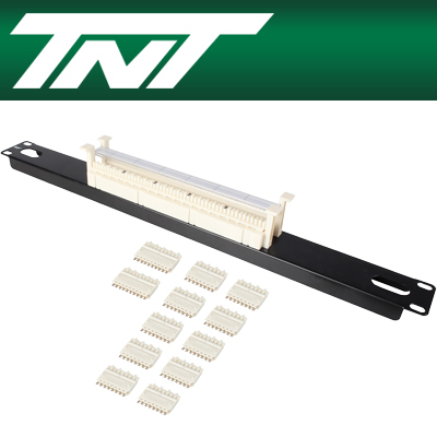 강원전자 TNT 허브랙/서버랙 110블럭 50P(1U) NM-TNT72