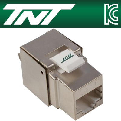 강원전자 TNT CAT.6 STP 스냅인 키스톤잭 모듈(90도) NM-TNT74