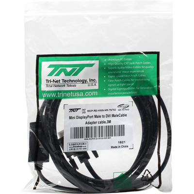 강원전자 TNT NM-TNT84D Mini DisplayPort to DVI(18+1) 케이블 3m