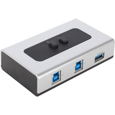 강원전자 넷메이트 USB3.0 2B:1A 수동선택기(벽걸이형) NM-US312