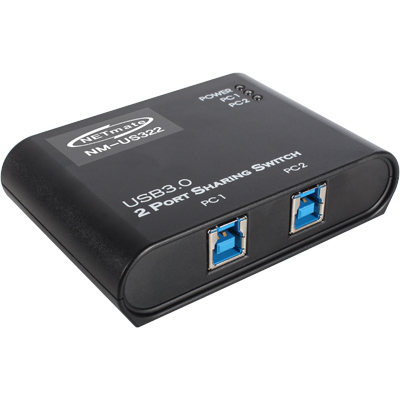 강원전자 넷메이트 USB3.0 2B:1A 반자동 선택기 NM-US322