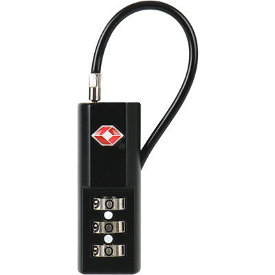 강원전자 넷메이트 TSA 와이어 자물쇠(다이얼 타입/3.0mm/90mm) NMA-TSA09