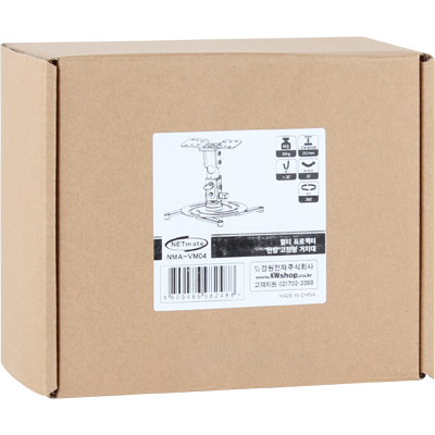 강원전자 넷메이트 멀티 프로젝터 천장 고정형 거치대(85~305mm 장착 홀/10kg) NMA-VM04