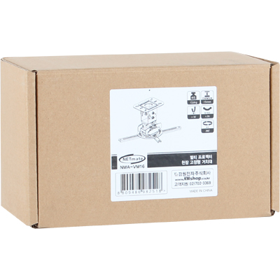 강원전자 넷메이트 멀티 프로젝터 천장 고정형 거치대(73~395mm 장착 홀/13.6kg) NMA-VM16