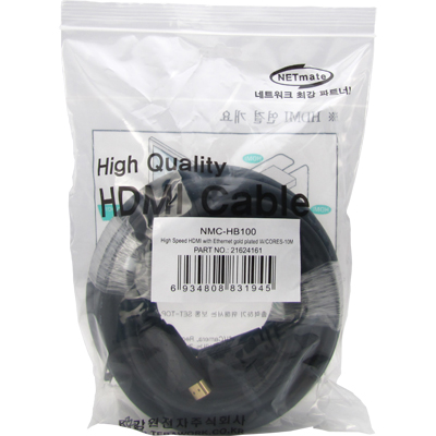 강원전자 넷메이트 NMC-HB100 HDMI 1.4 고급형 케이블 10m (26AWG)