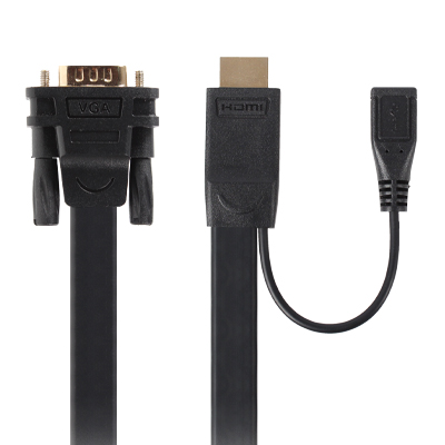 강원전자 넷메이트 NMC-HV02P HDMI to VGA(RGB) 컨버터 케이블 2M