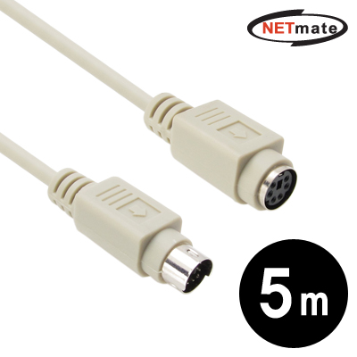 강원전자 넷메이트 NMC-PS250F PS/2 연장 케이블 5m