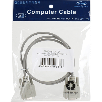강원전자 넷메이트 9핀 NULL MODEM 케이블 1m NMC-SFF10