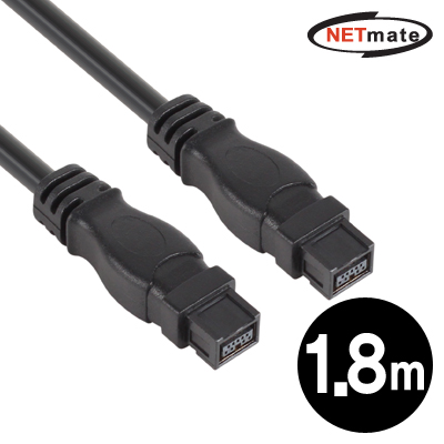 강원전자 넷메이트 IEEE1394B 9P Beta 케이블 1.8m NMCB-9B18