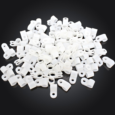 강원전자 넷메이트 케이블 정리용 클램프 (4.8mm/화이트/100EA) NMT-316R