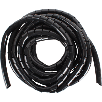 강원전자 넷메이트 케이블 정리용 헤리컬밴드 5m (10mm/블랙) NMT-SWA10