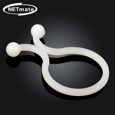 강원전자 넷메이트 케이블 정리용 트위스트 케이블 타이 (17.9mm/화이트/100EA) NMT-TL18
