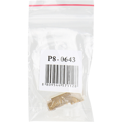 강원전자 플러그마스터 P8-0643 STP CAT.7/CAT.6A RJ-45 8P8C 플러그 - Three Prongs 핀(낱개)