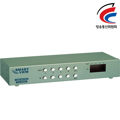강원전자 넷메이트 고해상도 4:4 모니터 MATRIX 분배기(오디오포함) VAX-8404F