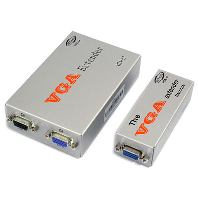 강원전자 넷메이트 VGA-E Plus VGA 1:2 리피터(로컬 + 리모트)(180m) VGA-E PLUS