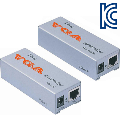 강원전자 넷메이트 VGA 1:1 리피터(로컬 + 리모트)(180m) VGA-E