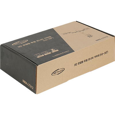 강원전자 넷메이트 3단 관절형 듀얼 모니터 거치대(기계식/10kg) NMA-LT212