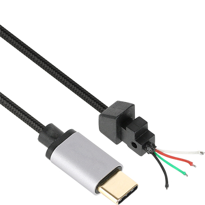 강원전자 넷메이트 NMX-U25CPS USB2.0 Type C 오픈 케이블 0.25m